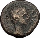 AUGUSTUS 8BC Caesaraugusta Spanien Semis Vexillum ALTE antike römische Münze i52776