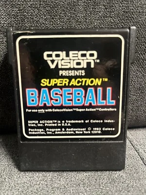 Super Action Baseball (Colecovision, 1983) Cartridge Only, Authentic, Cleaned - Image 1 of 3