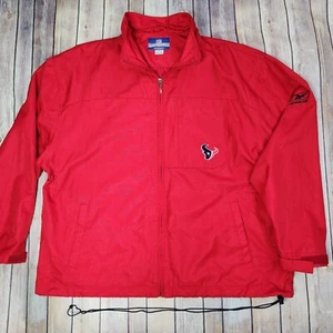 Houston Texans Reebok NFL Team Apparel On Field Nylon Jacket Mens Size XL - Picture 1 of 10