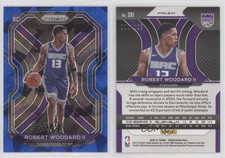 2020-21 Panini Prizm Blue Ice Prizm /125 Robert Woodard II #281 Rookie RC
