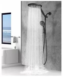21 Modi Dual Handbrause 8 Zoll Combo 2-in-1 Regendusche 10 Modi - Bild 1 von 7