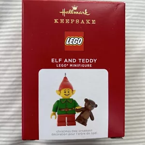 LEGO Elf and Teddy - Hallmark Keepsake Ornament 2021 - Picture 1 of 1