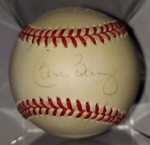 Carlos Baerga Signed Autographed American League MLB Baseball