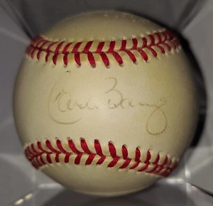 Carlos Baerga Signed Autographed American League MLB Baseball - Picture 1 of 2
