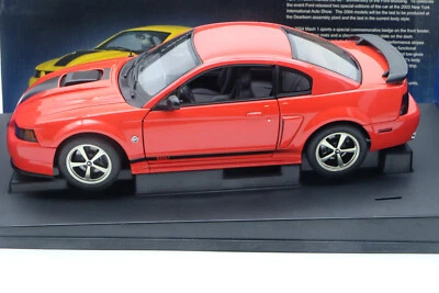 1/18 AUTOart Ford Mustang Mach 1 2004 Orange Model Car Condition A - Image 1 of 4
