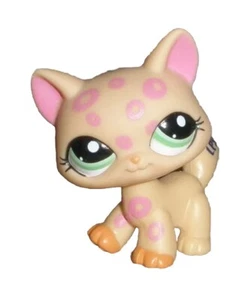 Littlest Pet Shop LPS 1869 GUÉPARD TACHETÉ ORANGE ET ROSE RARE NEUF DES USA - Photo 1/1