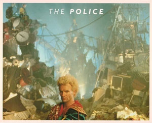 4427 STING THE POLICE Authentic Vintage 1980s 8x10 Signed Photograph Picture - Picture 1 of 2