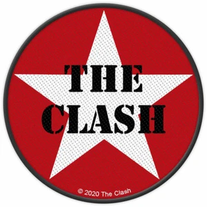 THE CLASH MILITARY LOGO STAR WOVEN SEW ON PATCH OFFICIALLY LICENSED - Imagen 1 de 5