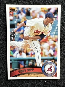Tony Sipp #536 2011 Topps cantidad de béisbol Cleveland Indians - Imagen 1 de 3