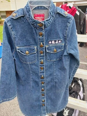 GUESS Girls  Dress DENIM SIZE 5 - Image 1 of 4