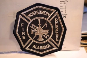 feuerwehr aufnäher MONTGOMERY FIRE RESCUE ALABAMA - Bild 1 von 1