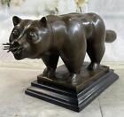 Attrib Fernando Botero (b. 1932) Gato Cat Bronze Lost Wax Method Figurine LRG