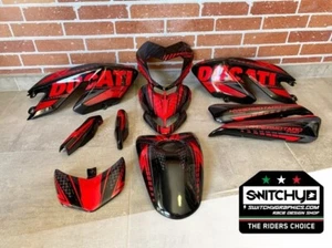 GRAFICHE DUCATI HYPERMOTARD 796 compatibili kit adesivi grafica adesivo - Afbeelding 1 van 3