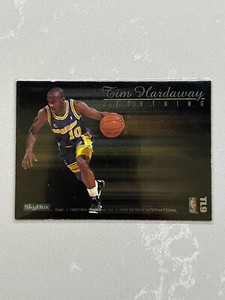 1992-93 Skybox Tim Hardaway / Billy Owens Thunder & Lightning #TL9 Warriors