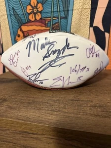 Marshall University Thundering Herd Signed Football - Randy Moss Auto - Picture 1 of 3
