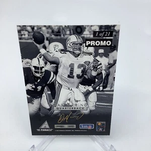 DAN MARINO - MIAMI DOLPHINS - 1995 PINNACLE "SHOWCASE" PROMO CARD #1 of 21 - Picture 1 of 2