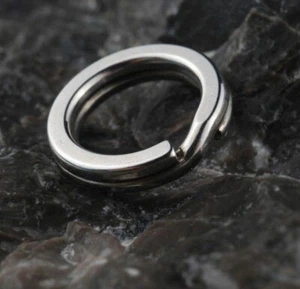 Ultra Strong 12mm Stainless Steel Split Ring,loop Key Craft Clasp Link Finding - Picture 1 of 6