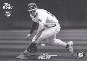 Zack Gelof OAKLAND ATHLETICS A's TOPPS 2024 BLACK & WHITE Base Card 94 RC - Picture 1 of 1
