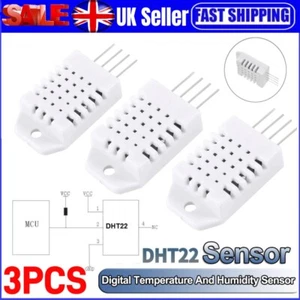 3x DHT22 / AM2302 Temperature & Humidity Sensor for Arduino, Raspberry Pi, PIC - Picture 1 of 13