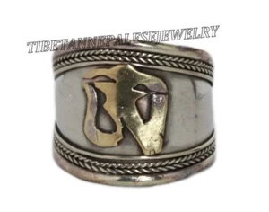 Om Ring Heilring Yogaring Nepalring Tibetischer Ring Heilring ADJ23 - Bild 1 von 3
