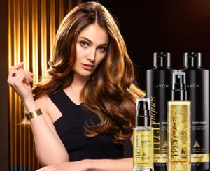 AVON ADVANCE TECHNIQUES ULTIMATE SHINE hair gloss smooth dry ends reduce frizz - Picture 1 of 8