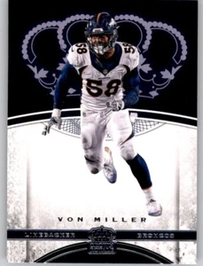 2017 Preferred Crown Royale Von Miller NFL PWE Base Card Broncos #46 - Picture 1 of 2