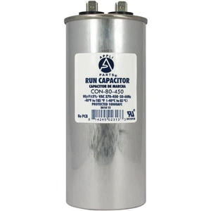 Condensador de funcionamiento Appli Parts para ac 80 Mfd uF (microfaradios) 370 VAC o 450 VAC C... - Imagen 1 de 8