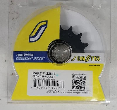 Новая из старых запасов передняя звездочка Sunstar 22614 14 зубьев Yamaha YZ85 02-09 - Изображение 1 из 2
