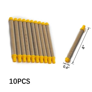 Herramienta de pulverización sin aire de malla 10 piezas - Inserto de filtro AMARILLO 304 acero inoxidable nuevo - Imagen 1 de 12