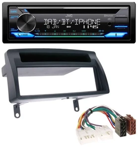 JVC Bluetooth MP3 USB DAB CD Autoradio für Toyota Corolla E12 2003-2008 dunkelgr - Bild 1 von 8