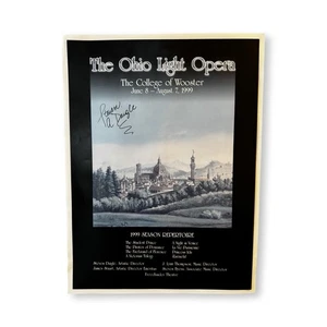 1999 Ohio Light Opera Poster Signed by Steven A. Daigle College of Wooster - Picture 1 of 5