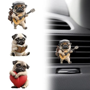 Lindo Clip de Escape para Cachorro Difusor de Aromaterapia Automóvil Ventilación Incienso Decoración de Coche - Imagen 1 de 17