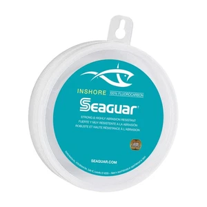 Seaguar Inshore 100 Yards 50 lb Clear Fluorocarbon Fishing Line Leader - Picture 1 of 6