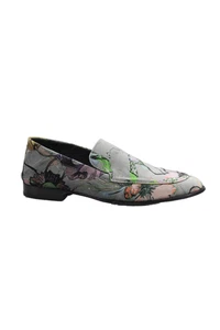 Mocassini donna Rag & Bone slip on in velluto floreale grigio multi taglia 37 - Foto 1 di 5