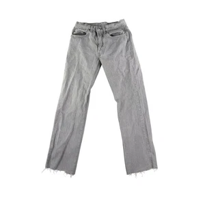 Pantalones de mezclilla para hombre Levi's 501-0657 28x30 grises hechos en EE. UU. vintage años 80 pierna recta dobladillo - Imagen 1 de 15