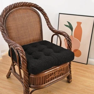 Large Chair Cushions with Handle, 20"x 20" Bite-Size Memory Foam Seat Cushion... - Picture 1 of 7