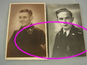 2 alte Fotos Portrait Panzer (1x Ratibor Schlesien Polen) K7966 - Bild 1 von 3