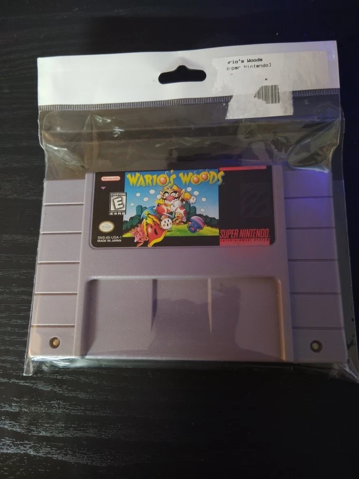 Wario's Woods (Super Nintendo Entertainment System, 1994) Tested VERY NICE!! - Image 1 of 1