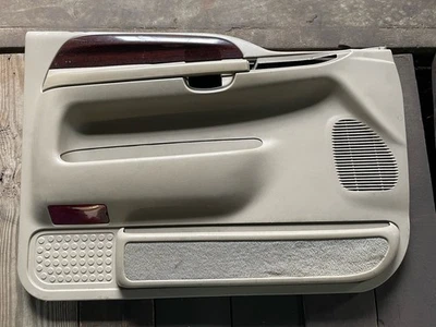 99-07 Ford F250 F350 King Ranch OEM Front Left Interior Door Card Panel #BR1-5 - Image 1 of 4