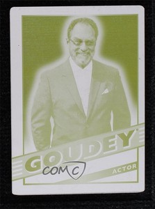2020 Upper Deck Goodwin Champions Goudey Printing Plate Yellow 1/1 Stephen Root