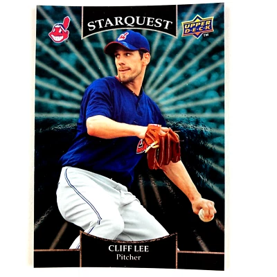 Cliff Lee 2009 cubierta superior Starquest turquesa #34 MLB Cleveland Indians Foto 1 de 2