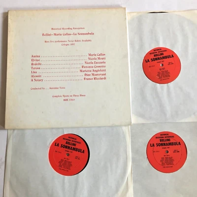Bellini Maria Callas -  LA SONNAMBULA Live Cologne 1957 HRE Opera BOX SET  *WR - Image 1 of 4
