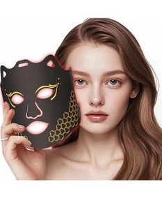 Blue Red Light Therapy Mask for Face 7 Colors  Beauty LED Light Mask New - Picture 1 of 8
