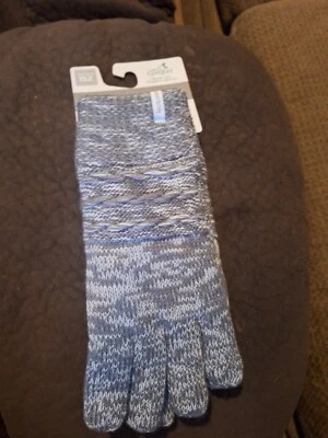 Guantes Isotoner para mujer Eco Comfort Smart Dri EJ1 gris/marfil talla única nuevos con etiquetas  Foto 1 de 4