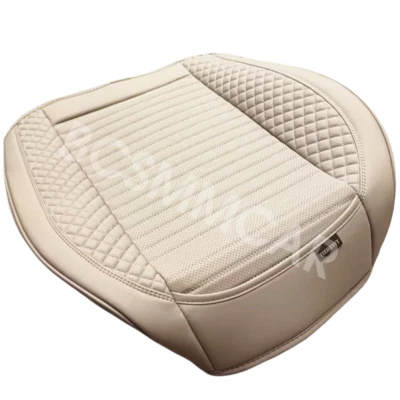 Car Seat Cover Full Surround Front Chair Cushion Mat Breathable Pad PU Leather - Image 1 of 4