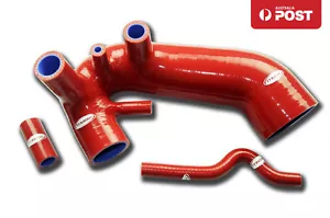 Audi A4 Passat B5 5.5 1.8T Turbo Silicone Induction Intake Inlet Hose Pipe Red - Foto 1 di 4