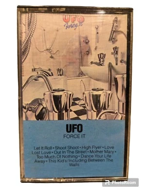 UFO Force It 1975 Hard Rock Chrysalis Records F4 21074 Cassette Tape  - Image 1 of 2