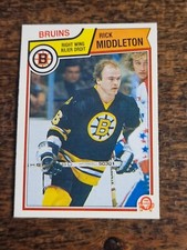 1983-84 O-PEE-CHEE NHL HOCKEY #54 RICK MIDDLETON BOSTON BRUINS