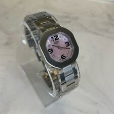 Clerc Ladie's C-One Octagonal Pink Mother of Pearl Stainless Steel Watch 