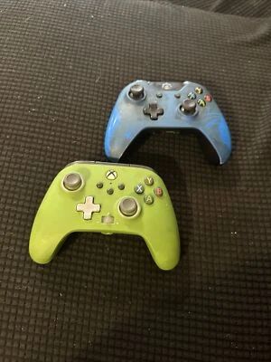 Powered A Enhanced controller USB wired green & Blue for Xbox Wire Not Included - Image 1 of 4